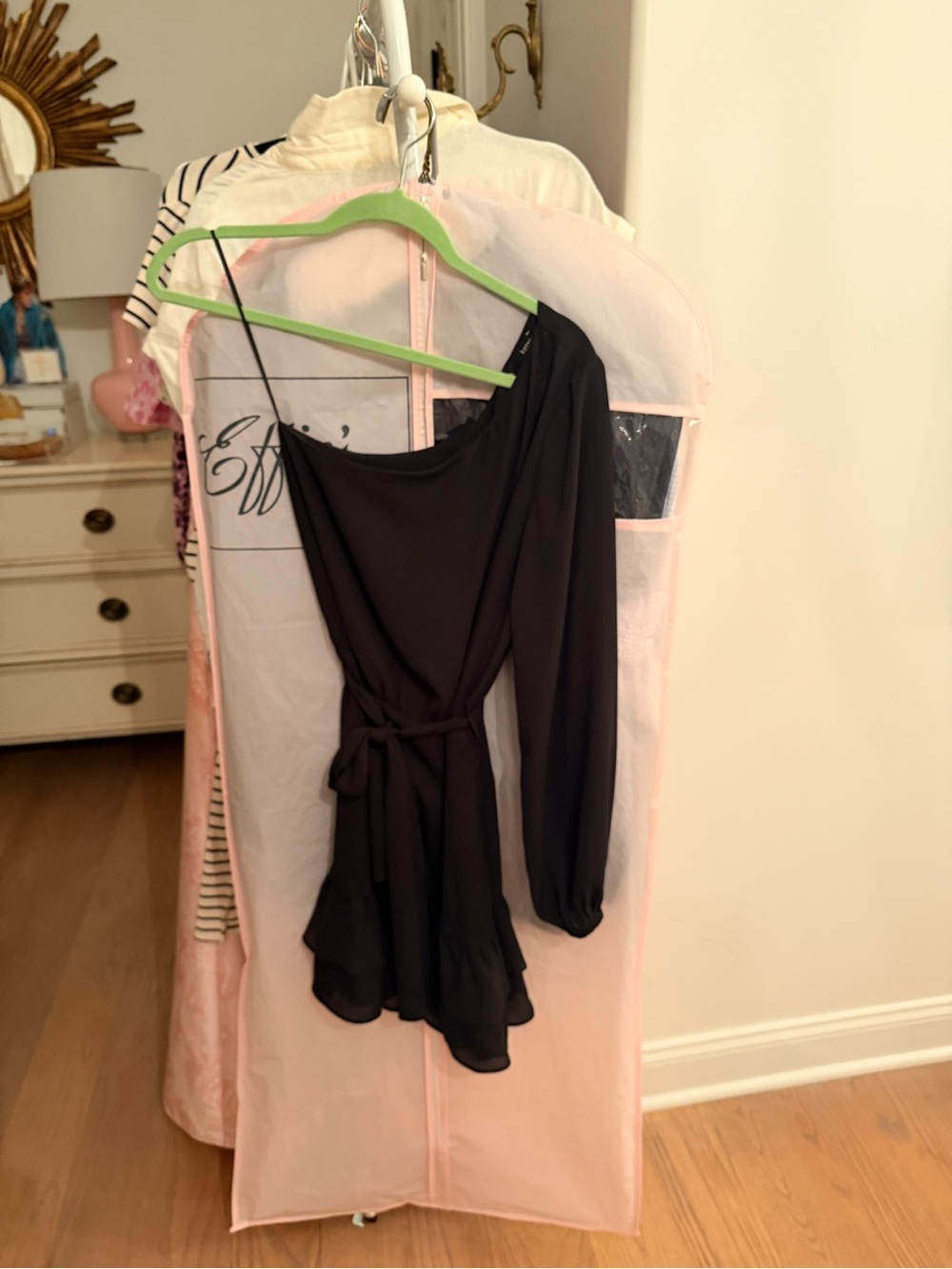 Krisa One Shoulder Ruffle Dress